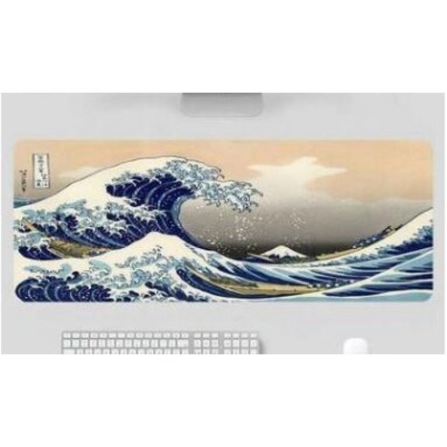 YJQ 80x30cm XL Lockedge 대형 게임용 마우스 패드 컴퓨터 게이머 키보드 마우스 매트 하이퍼 비스트 데스크 마우스 패드 PC 데스크 패드, 300x800x2mm18