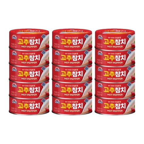 <올따옴> 사조 고추참치 150g 15입, 15개