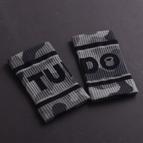 TUDO 투도 크로스핏 손목 아대 보호대 스웻 밴드 1+1, 2개, 5.Black/Camo 