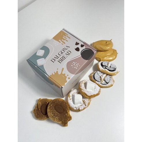 추억과 달콤함이 녹아든 특별한 선물, 수제 달고나 빵 세트