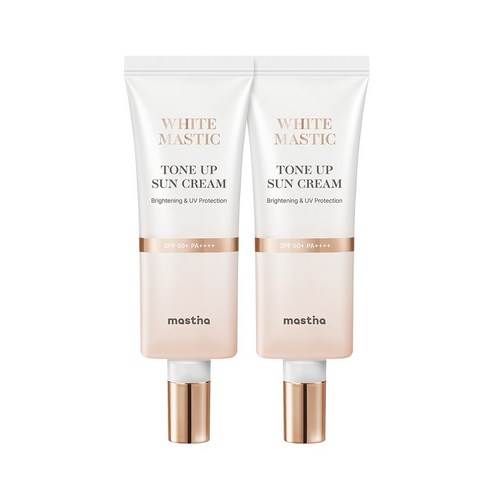 [공식판매처] 매스티나 화이트매스틱 톤업 선크림, 2개, 40ml