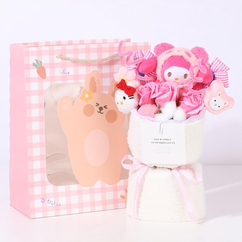 디아펠리즈 산리오 비누꽃다발, 마이멜로디 핑크, 1개