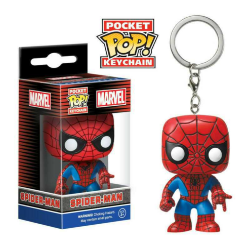 어벤져스 4Funko POP 캡틴 아메리카 그린 자이언츠 아이언맨 스파이더맨 14종 캐릭터 피규어 열쇠고리 키링 자동차 키홀더, 5cm