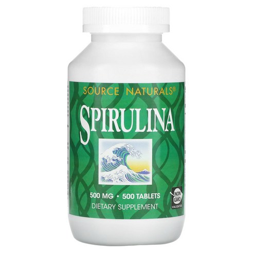 소스내추럴스 스피룰리나 500mg 200정 – 1개 묶음 spirulina