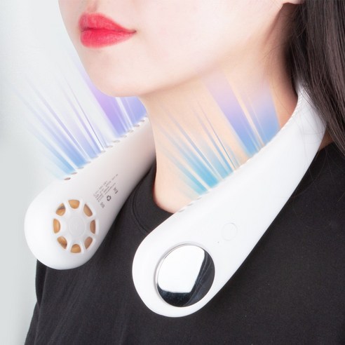 넥밴드 목걸이형 휴대용 선풍기 – 화이트 목걸이선풍기 넥밴드 목걸이형 휴대용 선풍기 – 화이트 목걸이선풍기