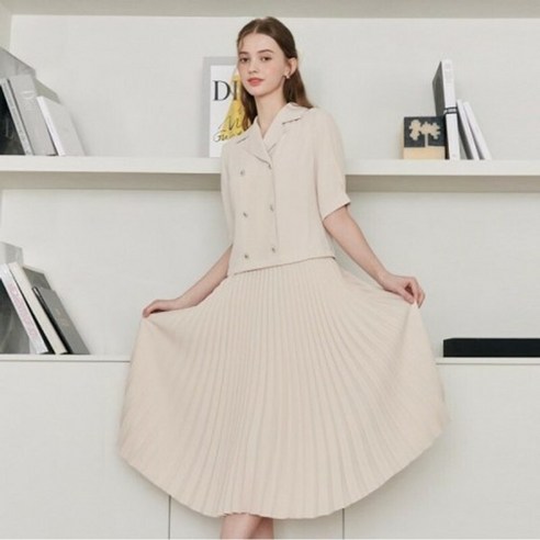 JJ지고트 여성 자켓 재킷 플리츠 원피스 GM5P0OP52