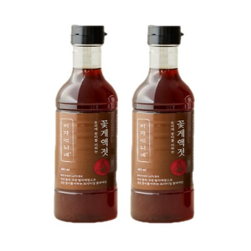 이영자 파김치 미자언니네 꽃게액젓 480ml, 480ml, 2개