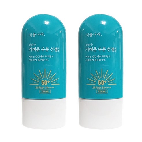 식물나라 산소수 라이트 선 젤 로션 60ml 1+1, 1개