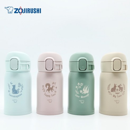 조지루시 원터치 미니 텀블러, 워터 그린(GM), 240ml