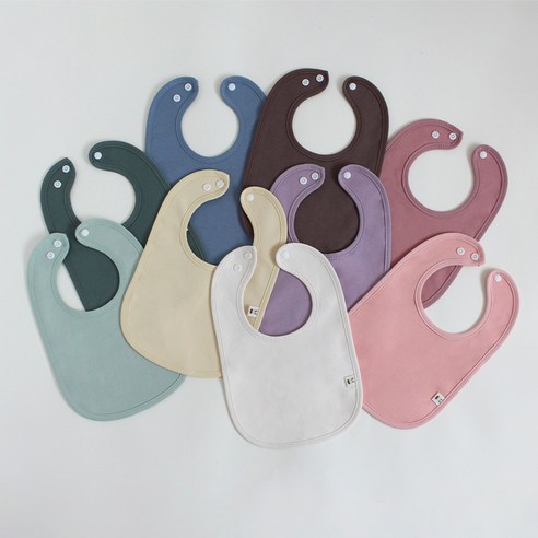 순면 감촉으로 아기 피부를 뽀송하게 지켜주는 바니블라썸 턱받이