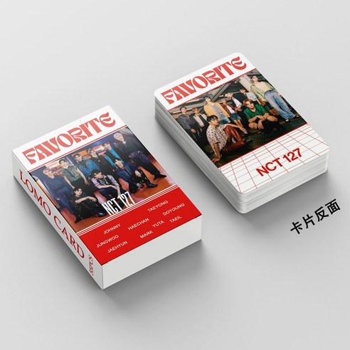 NCT127 엔시티 127 포카 포토 카드 굿즈 55장 Favorite 앨범 고화질 사진