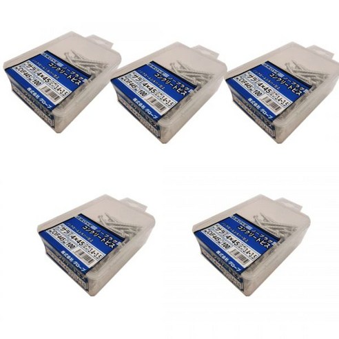 GROVE CVF4455 콘크리트 나사 Sara 100개 x 5개 500개 직경 0.16 1.8인치4.0 45mm