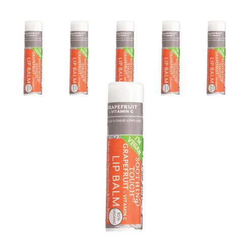 수딩터치 립밤 7g, 6개, Grapefruit+Vitamin C