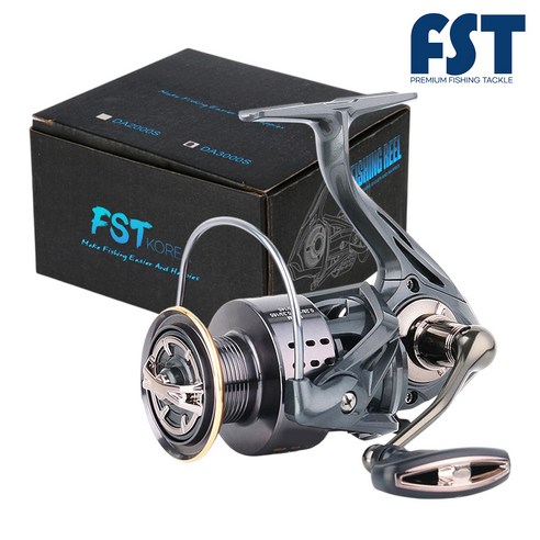 FST 선상릴 대륙의 실수 스텔라 스피닝릴 드랙력 15kg, DA7000
