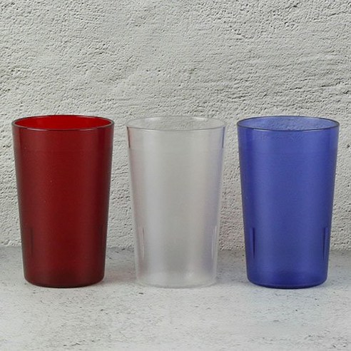PC 물컵 95DC 270ml 업소용컵 플라스틱컵, 청색, 1개