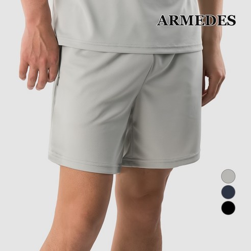 아르메데스 남여공용 리싸이클 쿨 매쉬 밴딩 3부 반바지 AR-88