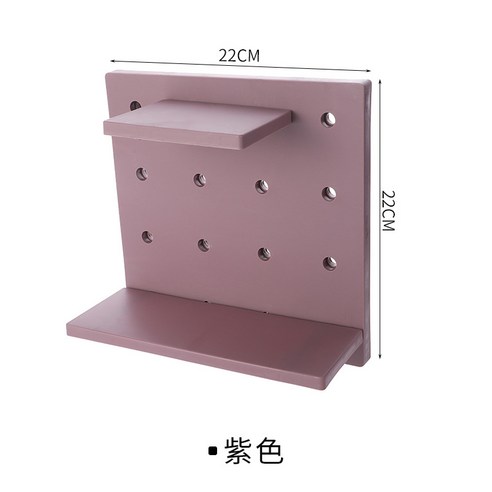 2208 플라스틱 동판 수납 거실 주방 침실 칸막이 벽 벽걸이, 자주색