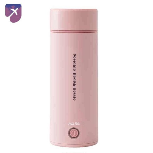 포터 차박 휴대용 전기포트 캠핑 충전식, 핑크 컬러
