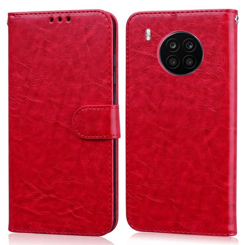 카드뒤집기 Huawei Honor 라이트 케이스 NTNL 마그네틱 카드 홀더 책 플립 전화 커버 Fundas, [01] For Honor Lite, [02] Red