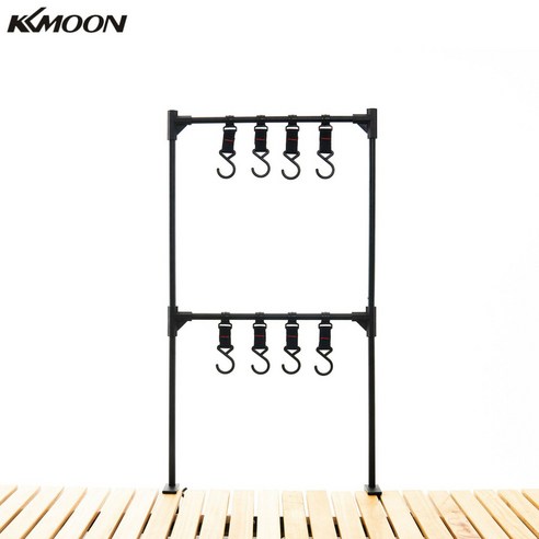 KKmoon 캠핑행어 캠핑 테이블 행어 선반거치대 캠핑행어, 모델1