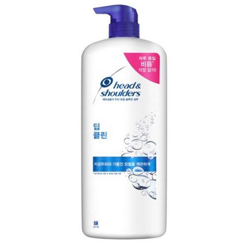 헤드앤숄더 딥 클린 샴푸, 850ml, 1개