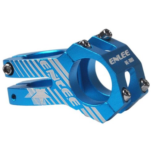 고강도 MTB 스템 31.8mm 자전거 스템 45mm 산악 자전거 스템 대부분의 자전거 도로 자전거 사이클링을 위한 짧은, 파란색, 31.8x45mm, 알루미늄 합금