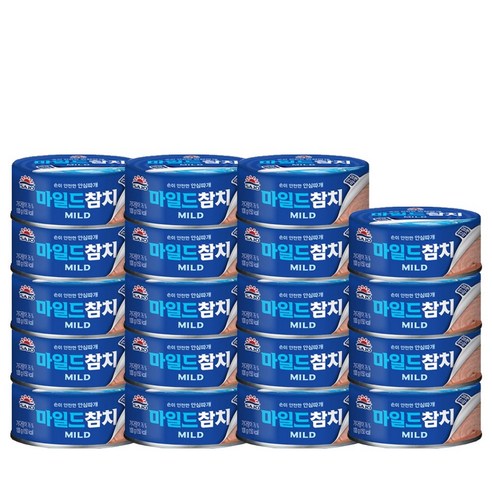 <올따옴> 사조 마일드 참치 100g 19입, 19개
