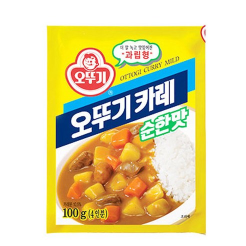 오뚜기 카레 과립형 순한맛, 100g, 16개