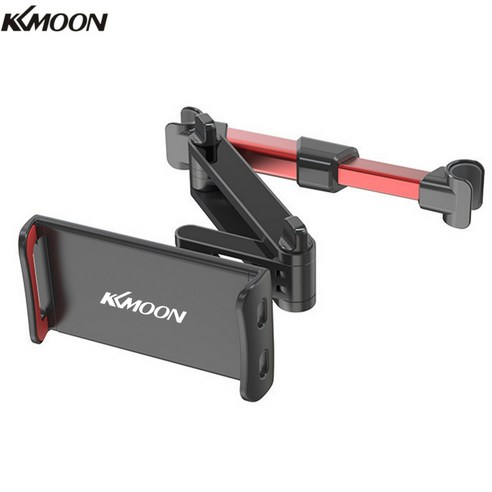 KKmoon 차량용 뒷좌석 헤드레스트 핸드폰 태블릿 거치대, 레드
