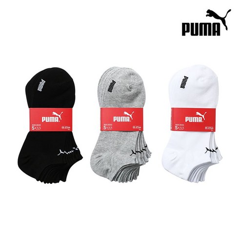 하루 종일 쾌적함을 선사하는 필수템, 푸마 베이직 스니커즈 양말 10족 묶음 퓨마양말