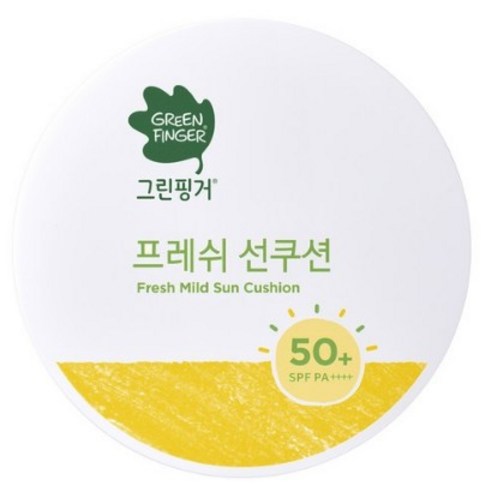 건강 그린핑거 프레쉬 마일드 유아 선쿠션 SPF50+ PA++++, 12g, 1개 출산/유아동