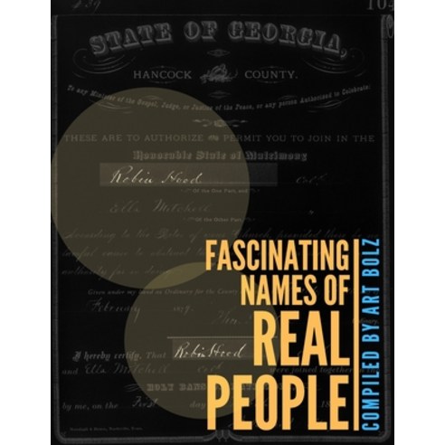 Fascinating Names of Real People Paperback, Lulu.com