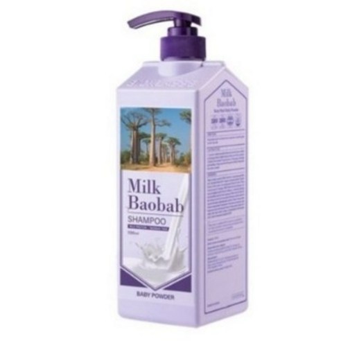 밀크바오밥 샴푸 베이비파우더향, 1000ml, 4개