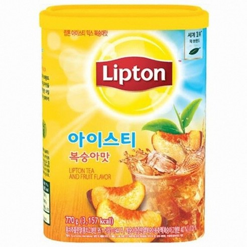 립톤 아이스티 분말 복숭아맛, 770g, 25개