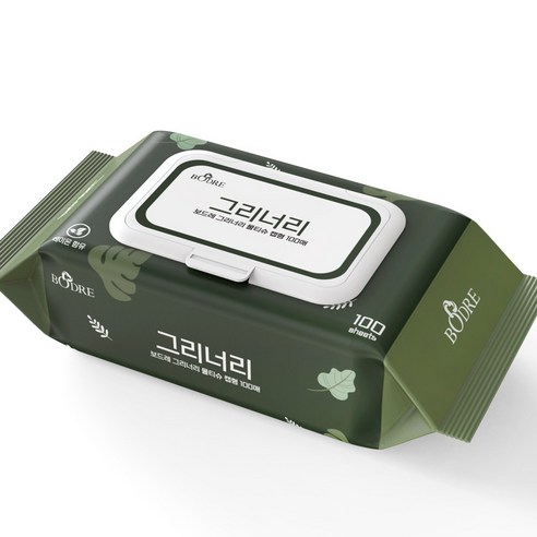 보드레 그리너리 물티슈 30개, 100매입, 30팩