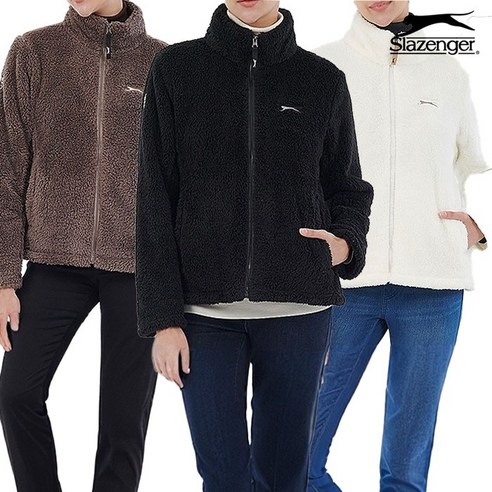[슬레진저] 여성 하이넥 쉘파 자켓 3종택1 여성스포츠의류