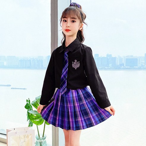 초등 여아 가디건 150 추천상품 귀여운 화이트 블랙 여아 스쿨룩으로 가을 스타일을 완성하세요!