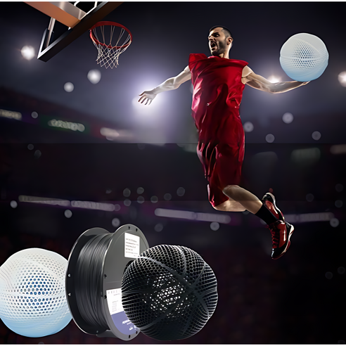 혁신적인 농구 경험, 에어리스 3D 프린트 농구공의 등장 에어리스농구공