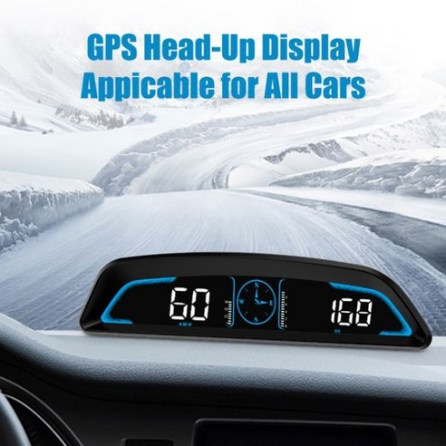 자동차 HUD 헤드업 디스플레이 OBD2 무선 디지털 범용 태양열 충전 GPS 속도계, G3 GPS HUD_CHINA