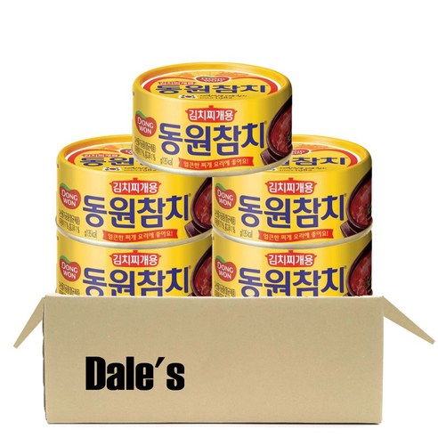 데일즈기획 동원 김치찌개용 참치, 90g, 5개