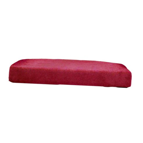 탄력 있는 폴리에스테 소파 이불 방석 Slipcover 보호자 단 하나 좌석 크림, Red_Size M, 폴리 에스터