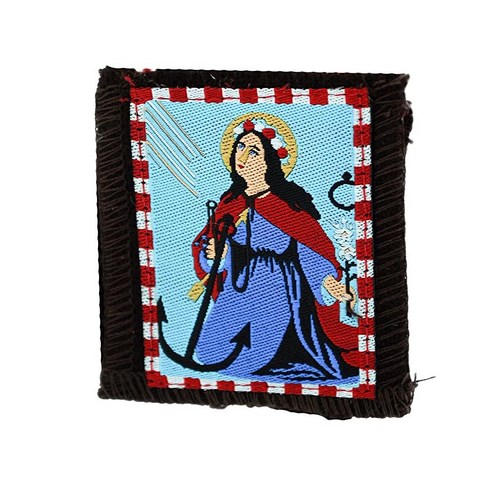 Venerare 정품 가톨릭 스카풀라 100% 울 알 수 없음, Saint Philomena with Brown Cor