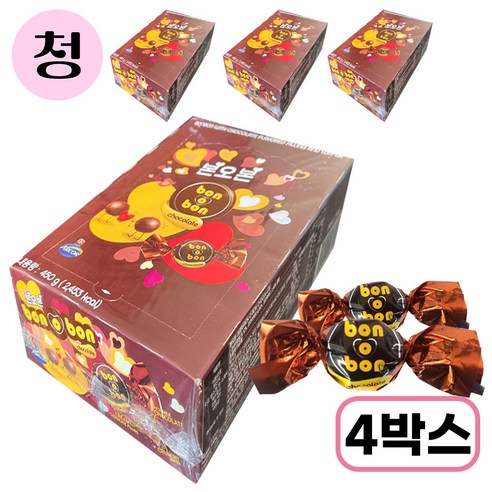 본오본 수아브 초콜릿, 450g, 4개