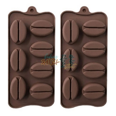 신일 커피콩 실리콘 빵틀, 2개 세트 커피콩빵기계