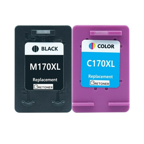 그래토너 삼성 INK-M170 XL INK-C170 XL SCX-1360 SL-J1760FW SCX-1365 호환 잉크 카트리지 대용량 4색 세트