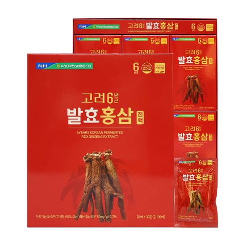 지리산마천농협 고려6년근 발효홍삼 70ml x 30포