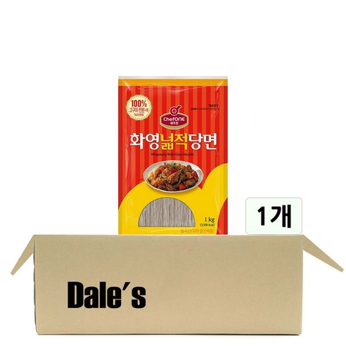 데일즈기획 대상 쉐프원 화영넓적당면, 1kg, 1개