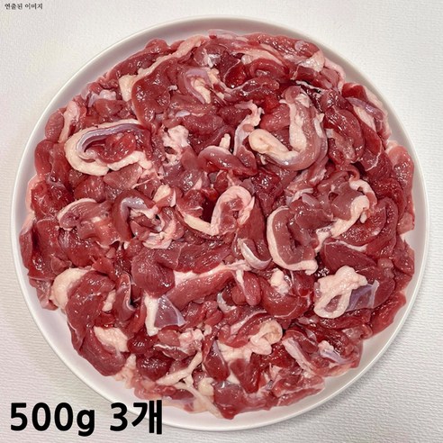 [팜스제임] 오리고기 로스 생 오리 슬라이스 무항생제 인증 (냉장), 500g, 3개