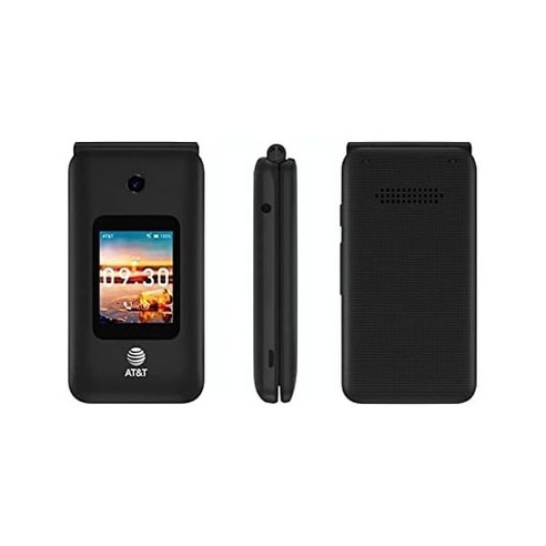 SIMBROS AT&T용 심브로 AT&T SIM 카드 키가 포함된 전용 스마트 플립 IV U102AA 4G 전화기, Phone, Phone