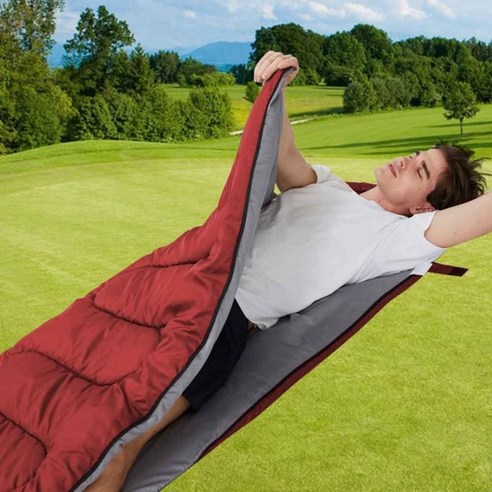 캠핑 침낭동계 겨울 백패킹 차박 캠핑이불 기본형oner, 레드 기본형, free